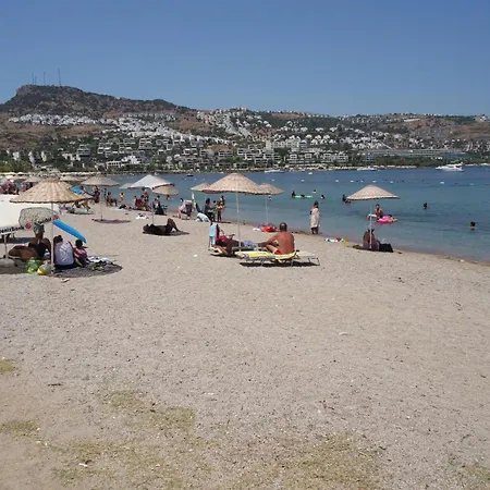 Apartament Guendogan Bahceli Plaj Kullanimli Iyi Esyali Begonvilli Yeni Ev Bodrum