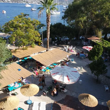 Guendogan Bahceli Plaj Kullanimli Iyi Esyali Begonvilli Yeni Ev Apartament *
